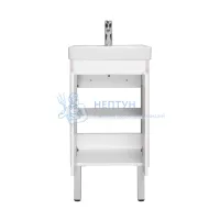 Тумба под раковину AQUATON Сканди Doors 45 белый глянец, дуб верона, 1A278701SDB20