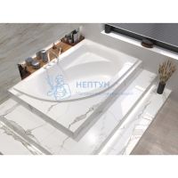 Акриловая ванна Whitecross Aquarella 170x110 асимметричная 0108.170110.100