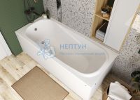 Ванна Эстет Alfa 180 silk ФР-00014522 180х80 пристенная прямоугольная