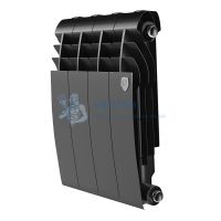 Биметаллический радиатор Royal Thermo BiLiner 350 Noir Sable 4 секции