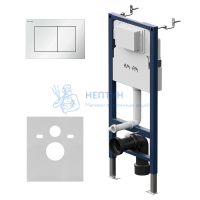 Инсталляция для подвесного унитаза с белой глянцевой клавишей Am.Pm PrimeFit I012709.0201