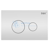Клавиша смыва D&K Venice DB1029016, белый