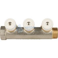 Коллектор распределительный 3/4", 3 отвода 3/4"ЕК Stout SMB 6851 343403