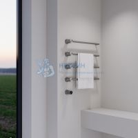 Полотенцесушитель электрический Abber Charme AH4004BST сталь брашированная
