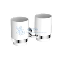 Стакан с держателем двойной AQUATEK AQ4617CR БЕТТА