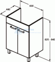 Тумба для умывальника Ideal Standard TEMPO E3239WG