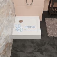 Душевой поддон 80*80*3,5 h23 RGW STYLE /Квадрат Ø90 (FW5-8)