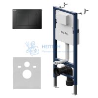 Инсталляция для подвесного унитаза с черной матовой клавишей Am.Pm PrimeFit I012709.0238