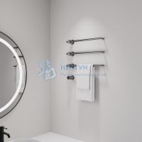 Полотенцесушитель электрический Abber Charme AH4003NG оружейная сталь
