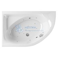 Акриловая ванна Excellent Aquarella 150x100 асимметричная WAEX.ARL15.RELAX.CR хром
