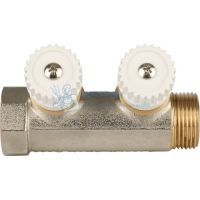 Коллектор распределительный 3/4", 2 отвода 3/4"ЕК Stout SMB 6851 343402