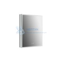 Шкаф зеркало для ванной с подсветкой Aquatek AQ7603B-MLC, прямоугольное, сенсорное управление, 600*800*133