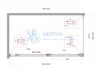 Душевой уголок BelBagno SOFT_CLOSE-1-AH-1-160/90-C-Cr
