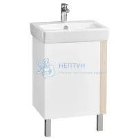 Тумба под раковину AQUATON Кантри 55 белый, дуб верона 1A257601AHB20
