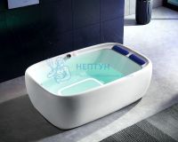Акриловая ванна Gemy 180x180 отдельностоящая прямоугольная G9539