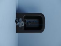 Подвесное биде Ceramicanova Union Черное матовое CN4010MB