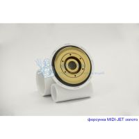 Акриловая ванна Excellent Aquarella 150x100 асимметричная WAEX.ARL15.ULTRA.GL золото