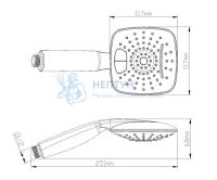 Душевая лейка D&K DC1101501