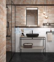 Зеркало PLAZA Next 60, черное матовое