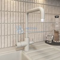 Смеситель для кухни Uperwood UPD-004-02, с каналом для фильтрованной воды, хром/туман