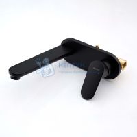 Встраиваемый смеситель Черный матовый Aquatek Ника AQ1813MB