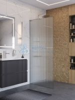 Душевая перегородка BelBagno UNO-L-1-TB-90-FL-Cr