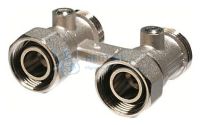 Узел двойной нижний прямой конический 3/4"x3/4" евроконус COMISA (Италия) 88.21.020