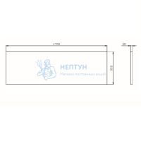 Фронтальная панель для ванны Am.Pm Func W84A-170-070W-P