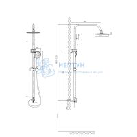 Душевой комплект RUSH Bella (BL4535-114)