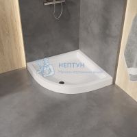 Душевой поддон 80*80*10 RGW CR/R-088 /Полукруг Ø60 Керамический