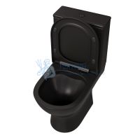 Унитаз Taliente Arte AR35045 Nero напольный с бачком