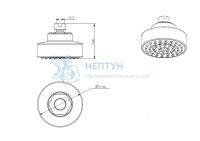 Верхний душ D&K DC1004861