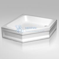 Душевой поддон 90*90*15 h27 RGW BT/CL-S /Трапеция Ø60 (FW5-5)