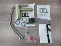 Смеситель для раковины D&K Bonn DA1702107 мат.золото