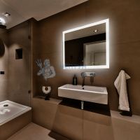 Зеркало ABBER See AG6107SL-1.0 с подсветкой, сенсорный выключатель, диммер