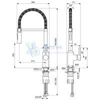 Cмеситель для кухонной мойки Ideal Standard CERALOOK BC302AA
