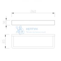 Полотенцедержатель ABBER Westen AA1753B черный матовый