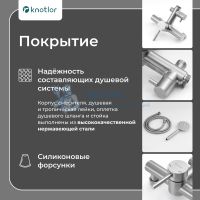 Душевая система KNOTLOR SS-06/1