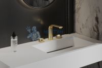 Смеситель Abber Glanz AF8HA8SG для раковины, сияющее золото