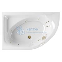 Акриловая ванна Excellent Aquarella 150x100 асимметричная WAEX.ARL15.SMART.BR бронза