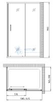 Душевой уголок Gemy Victoria S30191BM-A100M
