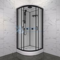 Душевая кабина Triton Прайм-Блэк М3 90*90 А низкий поддон