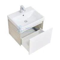 Тумба под раковину AQUATON Асти 55 белый глянец 1A263101AXD70