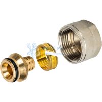 Фитинг компрессионный для труб Stout PEX 16х2,2х3/4