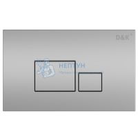 Клавиша смыва D&K Quadro DB1519002, матовый хром