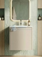 Тумба под раковину в ванную Uperwood Aurora 50 см, бежевый матовый