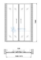 Душевая дверь Gemy Victoria S30192E