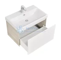 Тумба под раковину AQUATON Асти 70 белый глянец 1A263001AXD70
