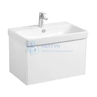 Тумба под раковину AQUATON Асти 70 белый матовый, белый глянец 1A263001AX2B0