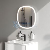 Зеркало сложной формы с контурной LED-подсветкой, ИК-сенсором, квадрат Am.Pm M8FMOX0551WGS